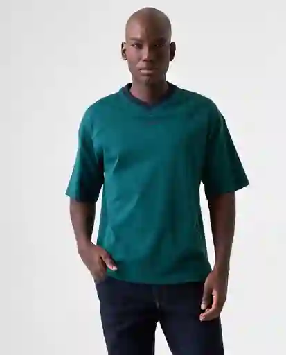 Camiseta Hombre Verde Talla S 842G005_VER195220 Americanino
