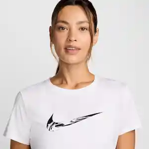 Nike Camiseta One Swoosh Mujer Blanco Talla XS Ref: FV6373-100