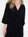 Vestido Loaita Mujer Negro Puro Ultraoscuro Talla L Naf Naf