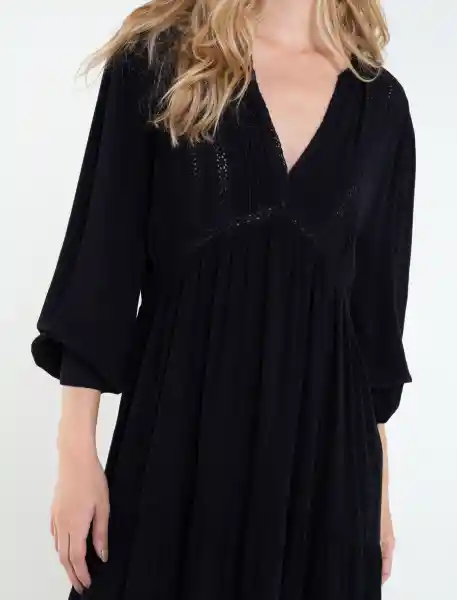 Vestido Loaita Mujer Negro Puro Ultraoscuro Talla L Naf Naf