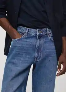 Jean Bob Tejano Oscuro Talla 44 Hombre Mango