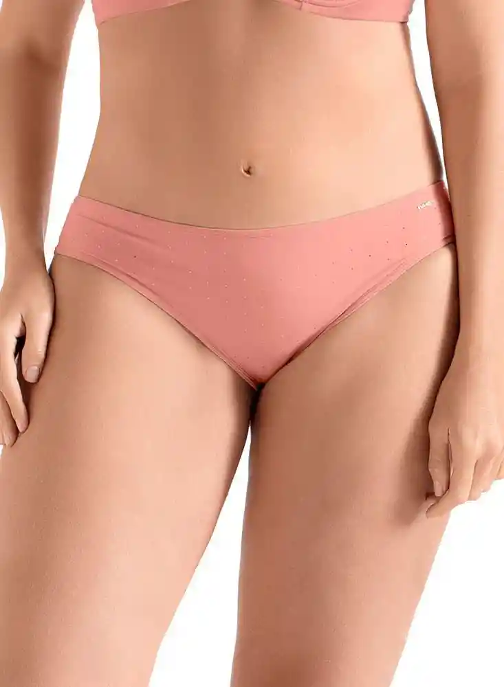 Panty Delantero Estampa Foil Xl-rosa
