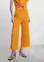 Pantalón Amura-H Naranja Talla XL Mujer Mango