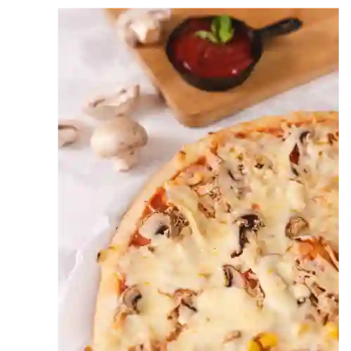 Pizza Pequeña Pollo y Champiñón