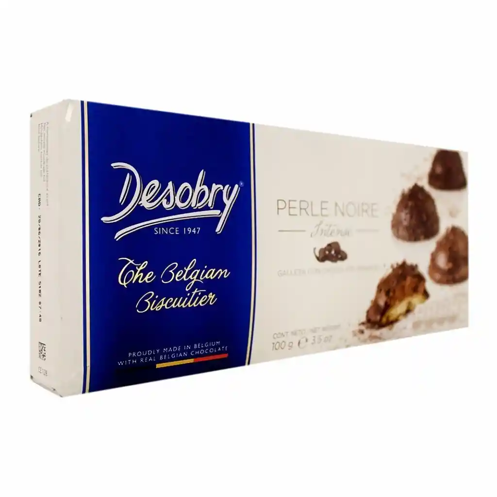 Desobry Galletas Perle Noire Intense