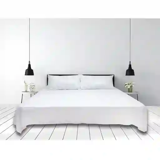 Sábana Cama Doble Blanco Empaque Tela