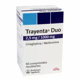 Metformina Duo Comprimidos Linagliptina +(2.5/1000Mg)