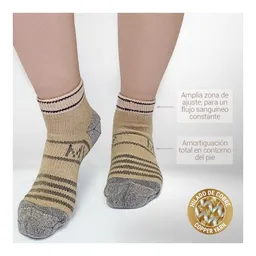Media Medivaric Tobillo Pie Sensible Talla M Beige