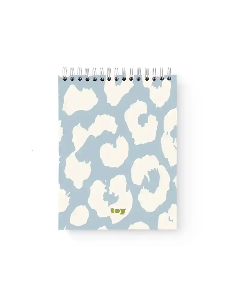 Cuaderno Sin Línea 80 Hojas Argollado Tapa Dura Toy