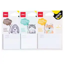 Nota Adhesiva Mascotas 25 Hojas Deli