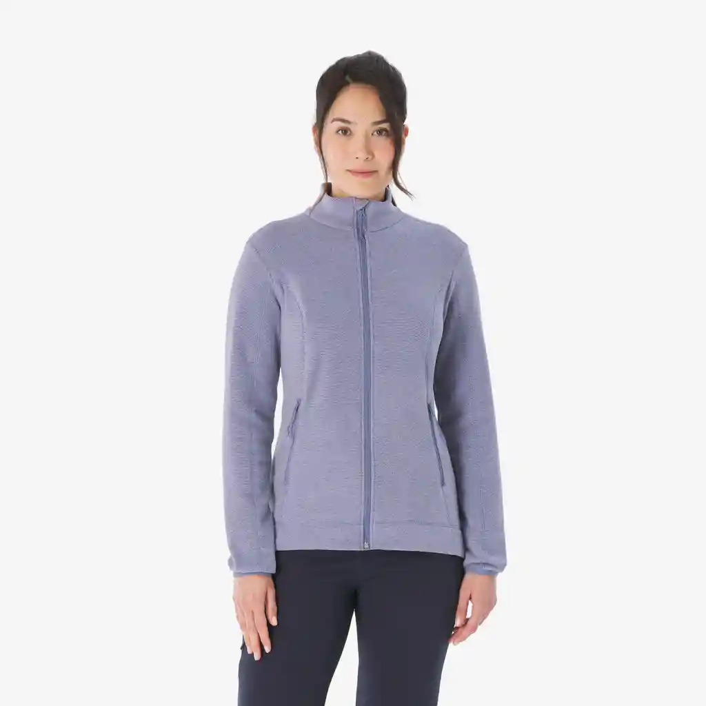 Saco Polar De Senderimos Para Mujer Talla L - Morado