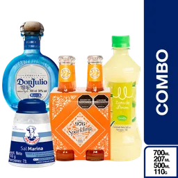 Combo Don Julio Tequila + Mil 976 Agua Tónica + Carulla + Sal