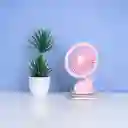 Ventilador de Escritorio Mini Con Clip Rosa Miniso