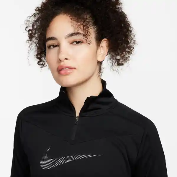 Nike Camiseta W Df Swoosh Hbr Hz Pacer Negro T.L Ref: FB4687-010