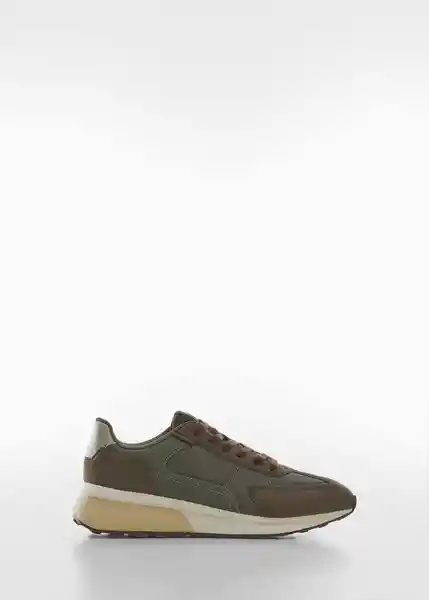 Zapatos Deportiva Rule Khaki Talla 40 Hombre Mango