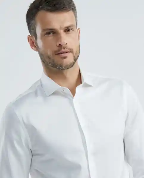 Camisa Premium Twill Blanco Talla Xxl Hombre Chevignon