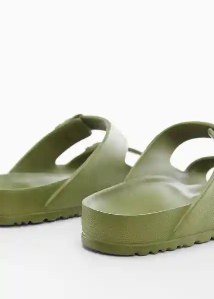 Chanclas Pauk Khaki Talla 34 Niños Mango