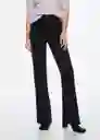 Jeans Valen Tejano Negro Talla 36 Mujer Mango