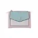Cartera Corta Para Mujer Azul y Rosa Miniso