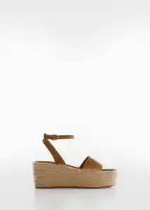 Sandalias Ari Camel Talla 41 Mujer Mango