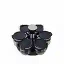 Set Para Especies Negro 6 Ambiente Gourmet