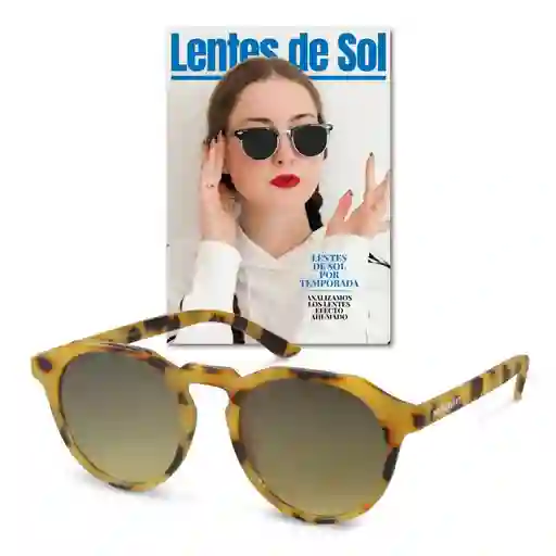 Lentes Redondas Animal Print Ahumada T5 Channel Prom / No Desert