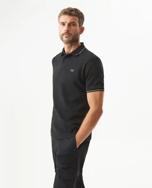 Camiseta Polo Mini Openings Negro Sombrio T L Chevignon