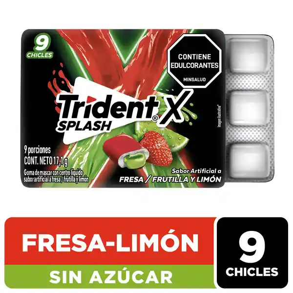 Trident Goma de Mascar Fresa Con Limón