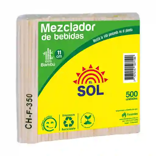Mezclador El Sol Bamboo Red