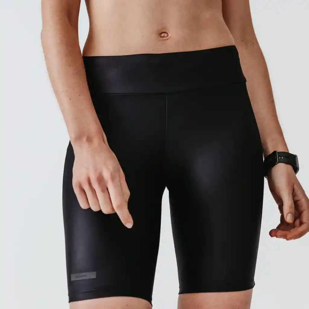 Licra De Running Corta Para Mujer Talla 2xs Kalenji - Negro