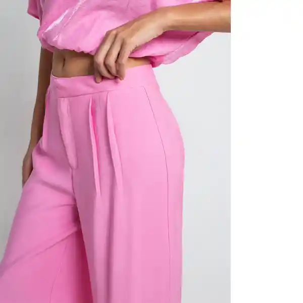 Pantalón Pro Mujer Rosa Boreas Medio Talla 4 432F334 Naf Naf