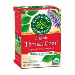 Organic Traditional Medicinals Té Herbal Throat Coat