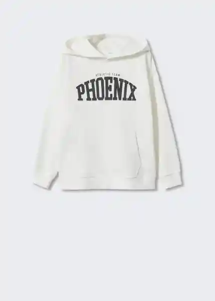 Sudadera Arizona Offwhite Talla 10 Niños Mango