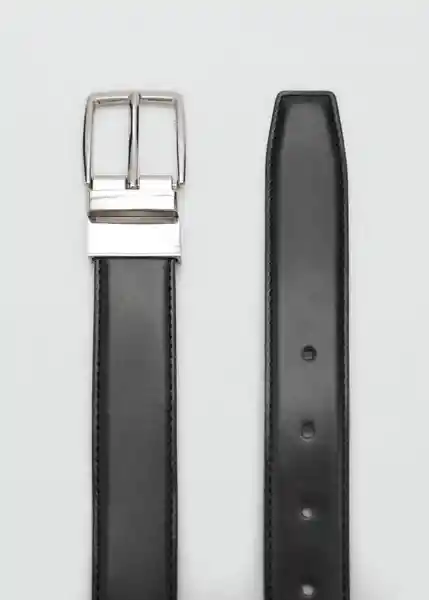 Cinturón Emili Negro Talla 80 Hombre Mango