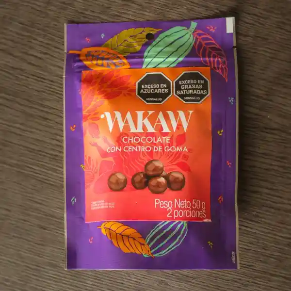 Wakaw Gomita Recubierta de Chocolate