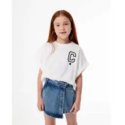 Falda Short Tiro Medio Kids Femenino Liniz Kd Gef Talla 6