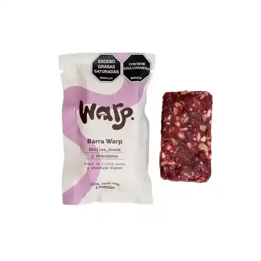 Barra Energetica Con Arándanos - Warp