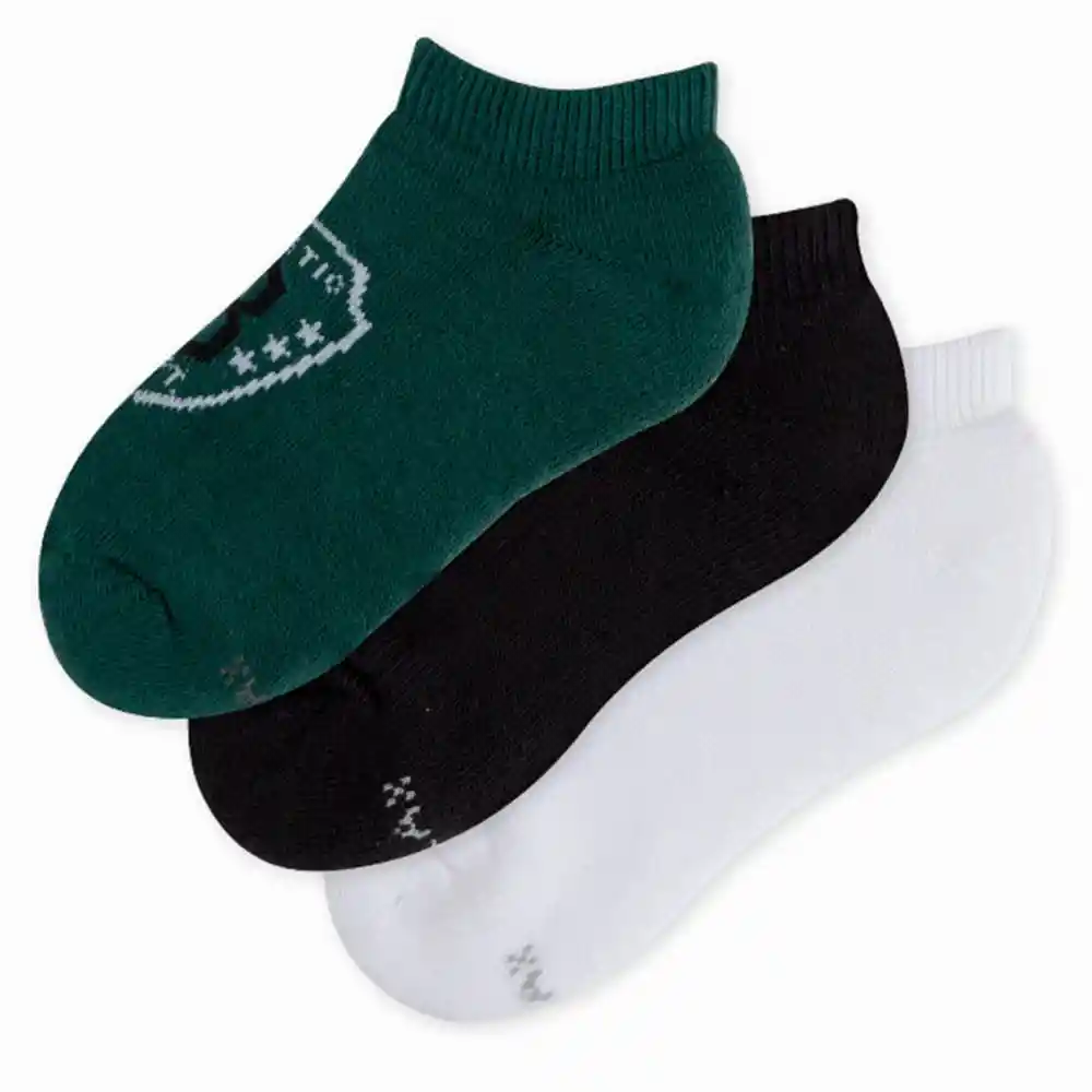Medias Deportivas Tobilleras Cortas Kids Masculino Monaco Beach Kd X3 Galax Talla 8-10
