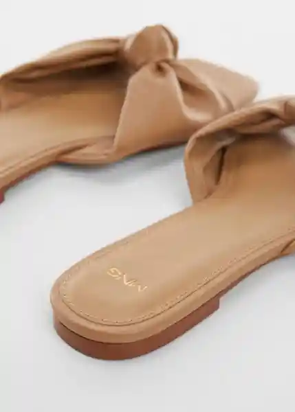 Sandalias Moni Camel Talla 40 Mujer Mango