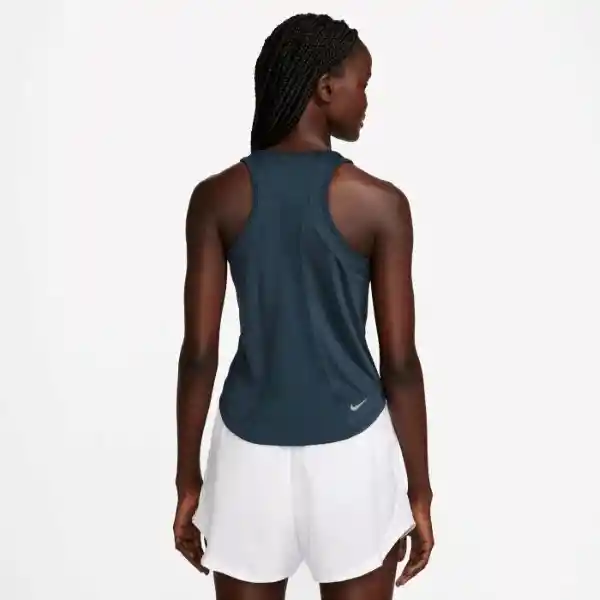 Nike Polera Fast Tank Azul Para Mujer Talla S