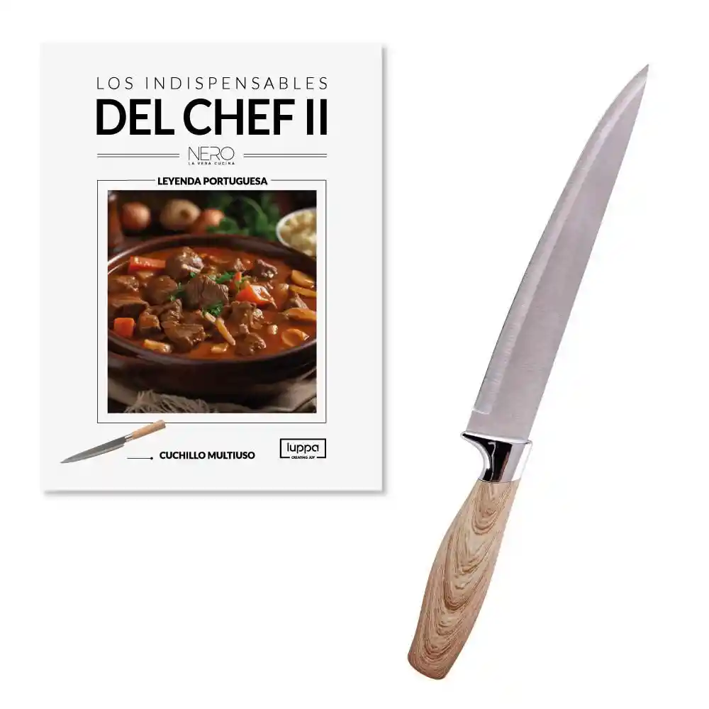 T4 Cuchillo Multiuso + Libro Luppa