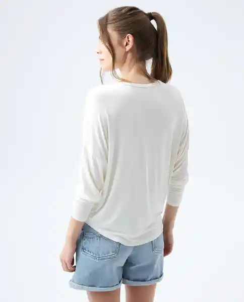  Camiseta Mujer Crudo Talla Xl 602E006 AMERICANINO 
