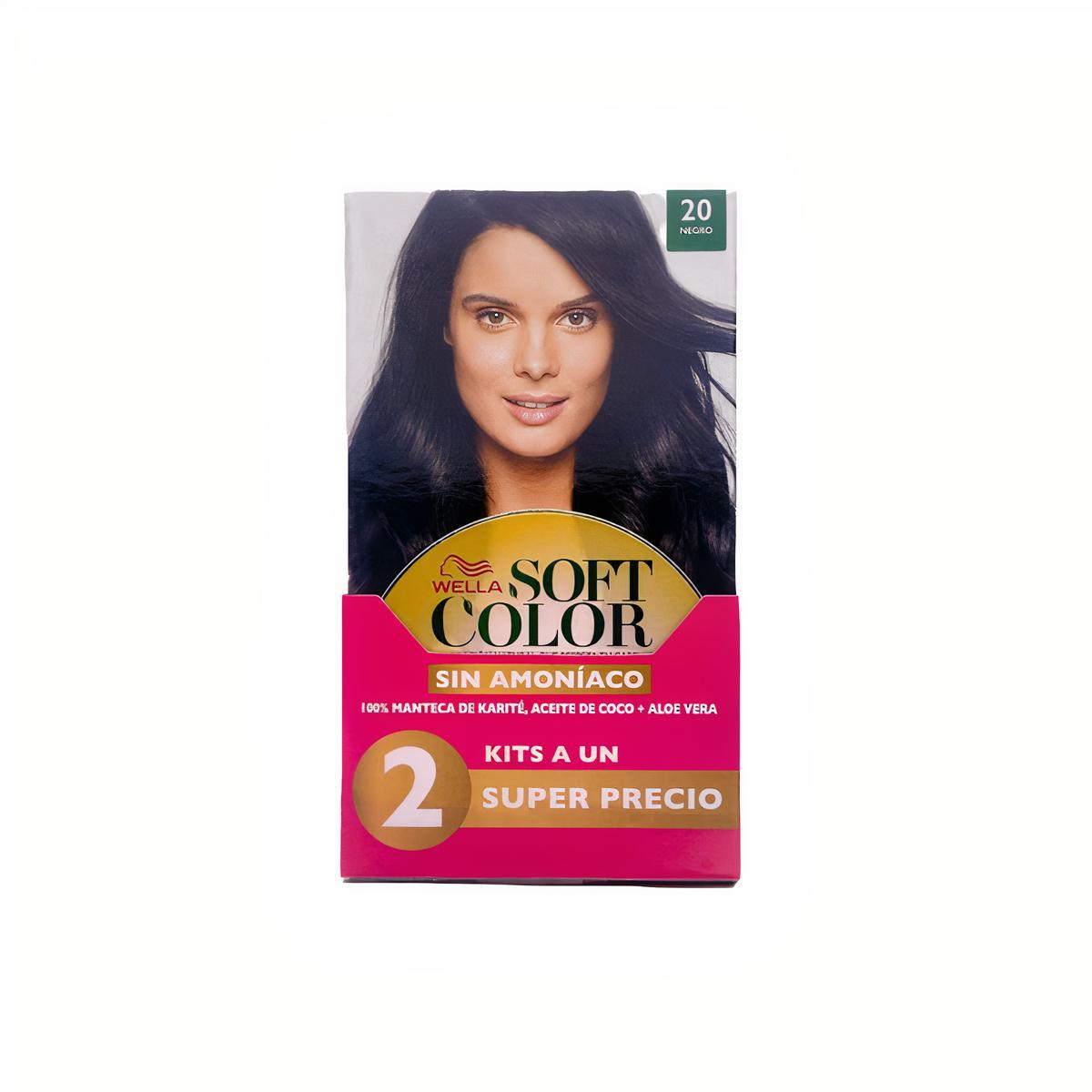 Soft Color Tinte Capilar N°20 Tono Negro 2 x 1 und