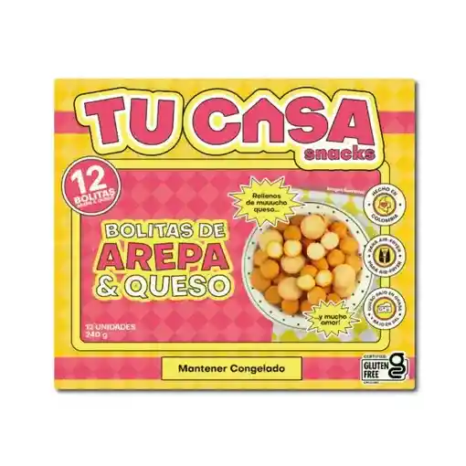 Arepa Bites Bolitas de Maíz y Queso - Tu Casa