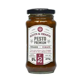 Roots & Hearts Salsa Pesto Tomate Premium Vegana