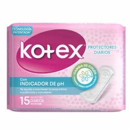 Kotex Protector Diario Con Indicador de Ph