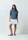 Chaqueta Glowie Mujer Azul Indigo Medio Talla L Naf Naf