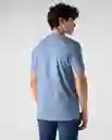 Camiseta Hombre Azul Talla XL 842G027_AZU184220 Americanino