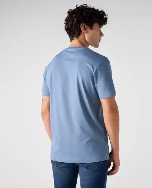 Camiseta Hombre Azul Talla XL 842G027_AZU184220 Americanino