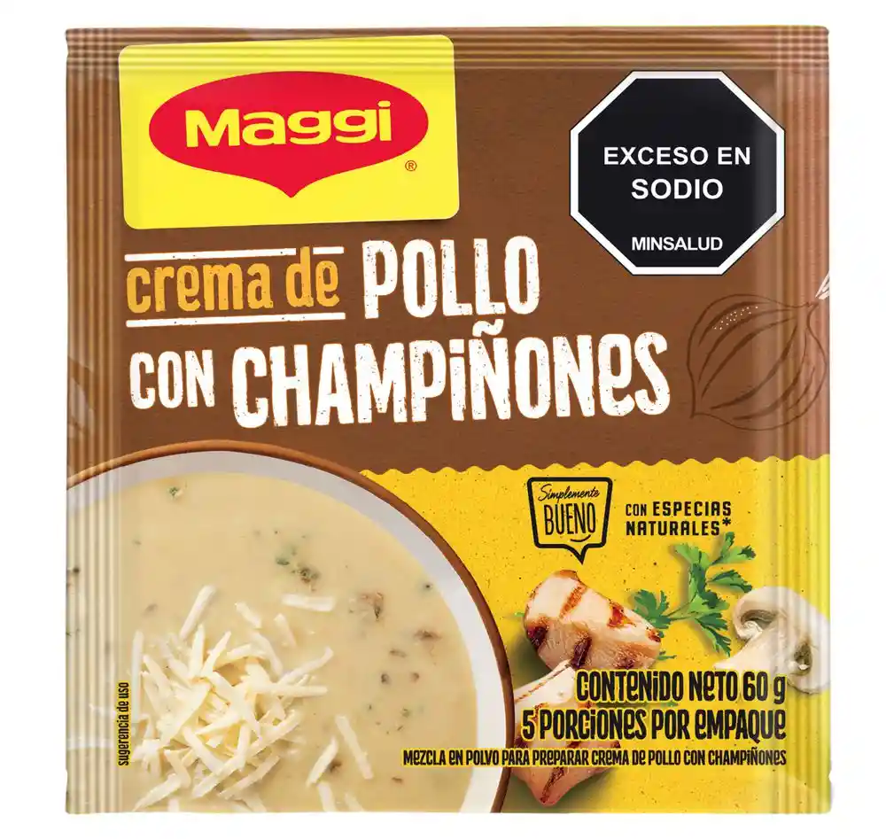 Maggi Mezcla en Polvo Pollo Champiñones